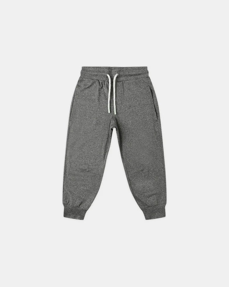 Rylee & Cru Century Tech Jogger - Heathered Black Minimalist