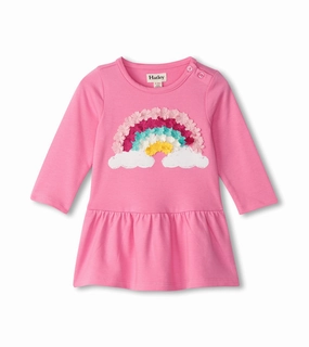 Cotton rich children's clothing Hatley Flounce Skirt Dress - Rainbow Cloud