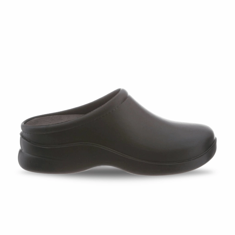 Klogs Men's Edge Work Clog - Black ShrinkResistant Cozy Wrap