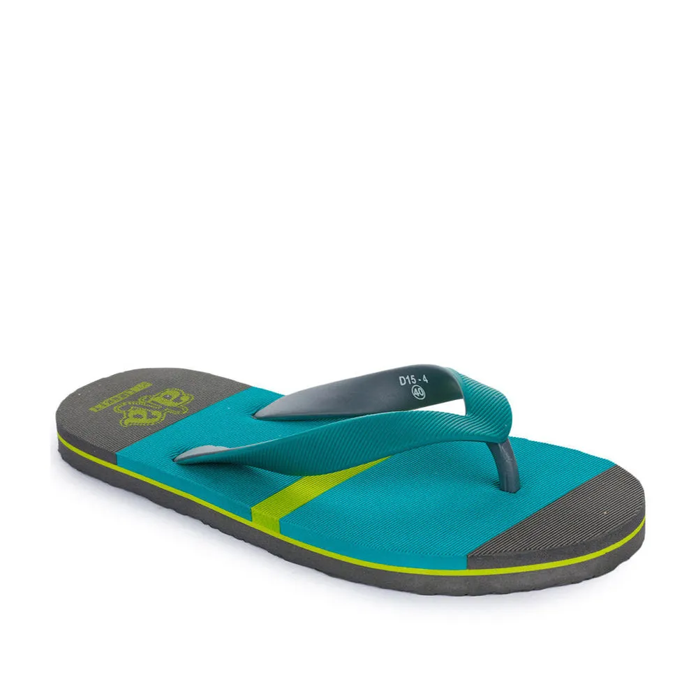 A-HA Casual Green Flip Flop For Men D15-4 By Liberty Non Chafing Tongue