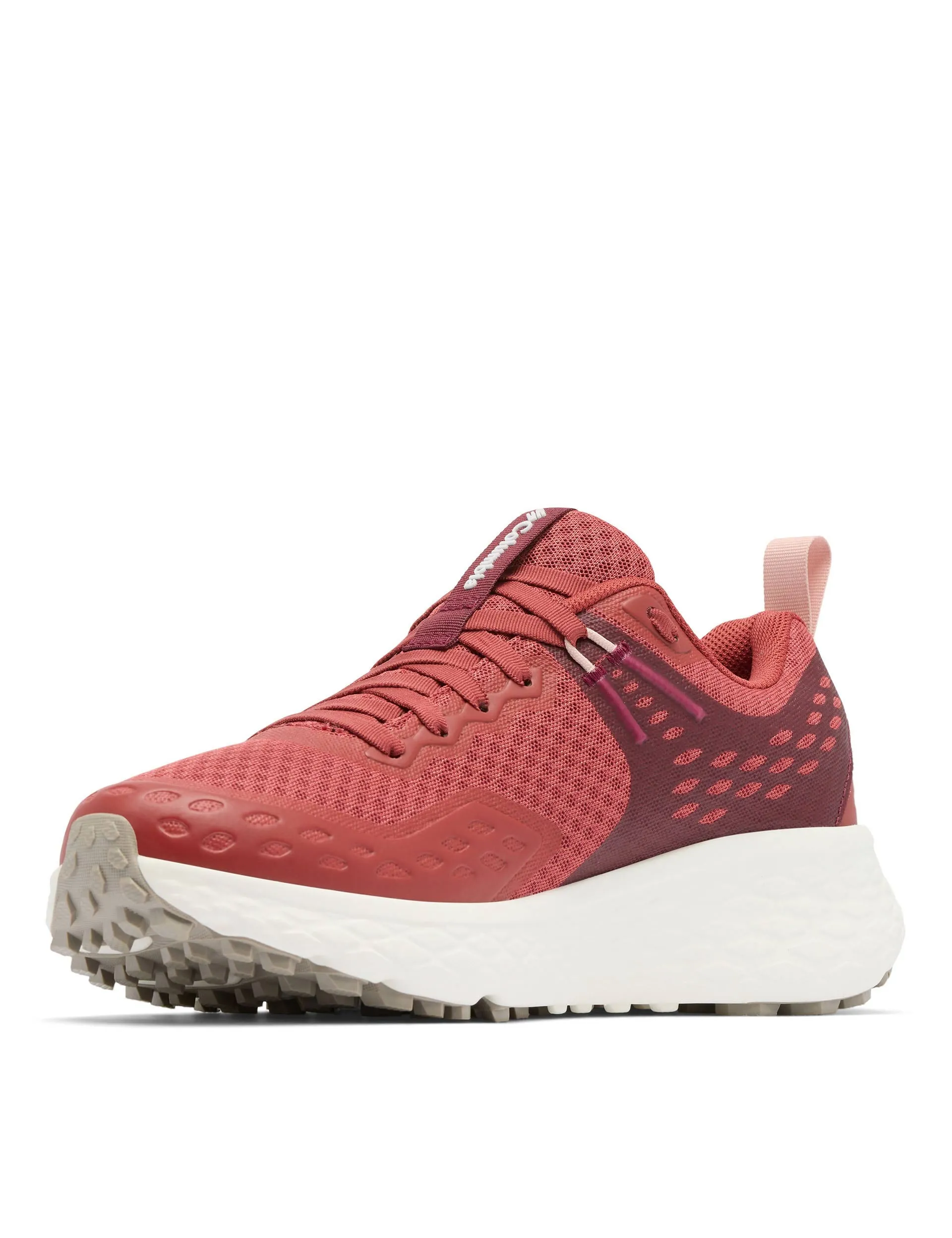 Konos TRS II OutDry Hiking Shoe - Dusty Crimson/Chianti mid - top cut