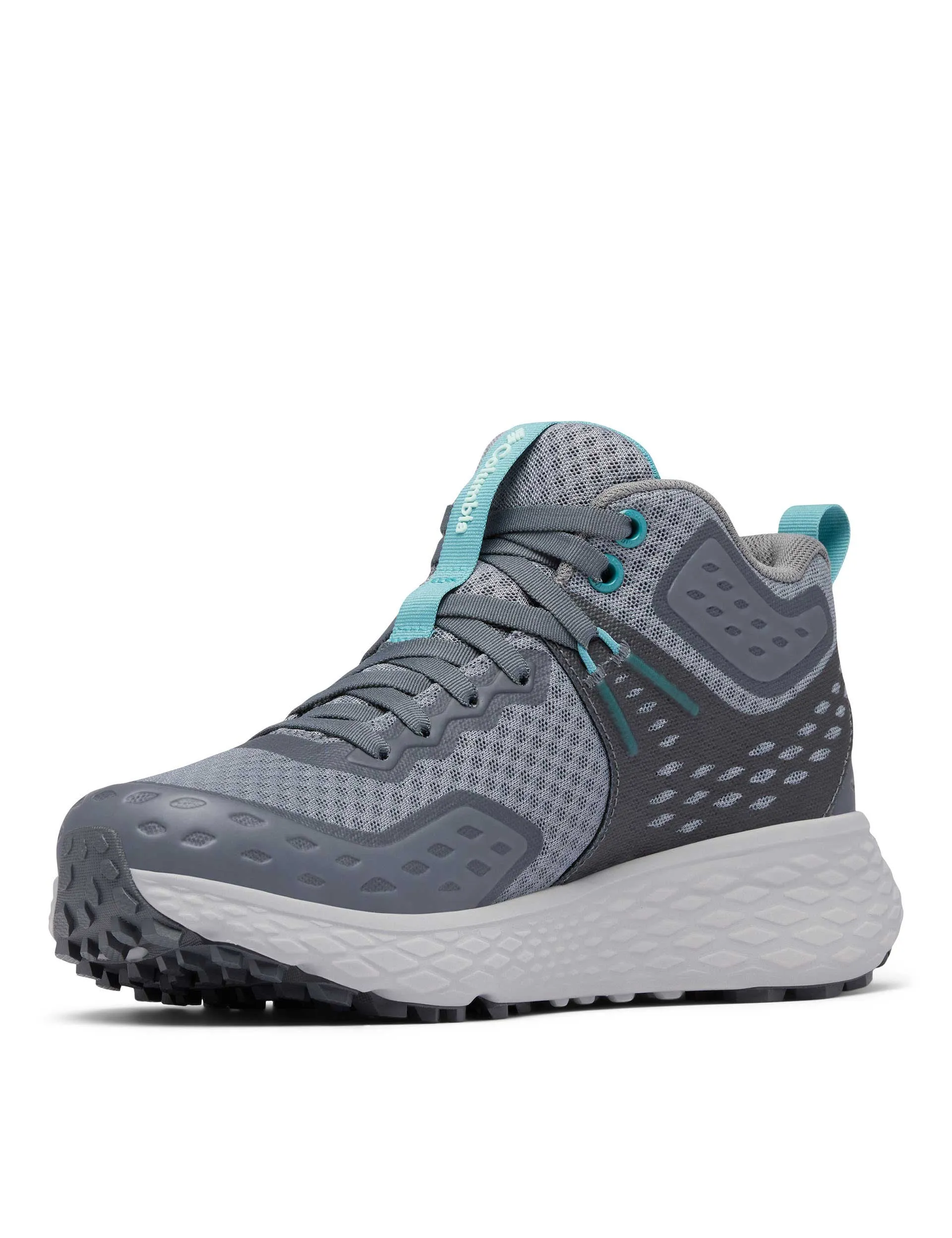 Konos TRS OutDry Mid Hiking Shoe - Ti Grey Steel/Teal injury support