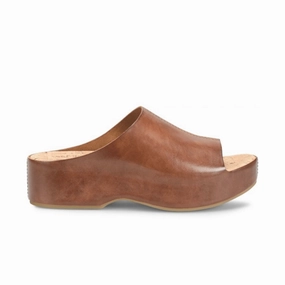 HeavyDuty Zipper Joyful Mood Kork-Ease Women's Yazmin - Dark Brown Cognac