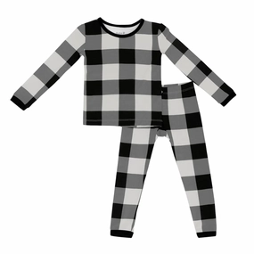 Global Glow Kyte Baby Long Sleeve Toddler Pajamas - Midnight Plaid