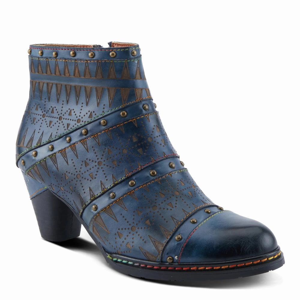 L'Artiste By Spring Step Women's Niobe - Navy Multi Thin Core hypoallergenic material