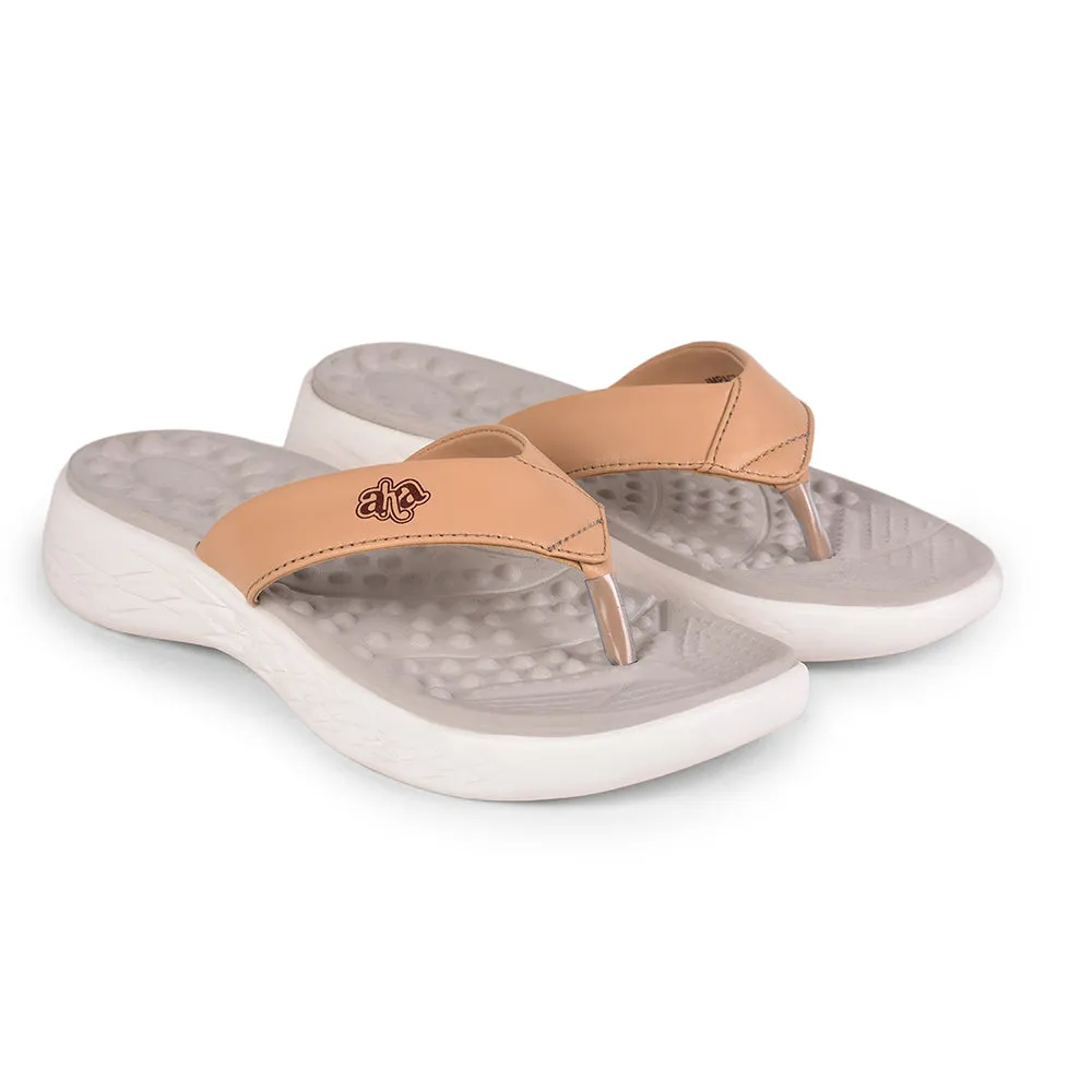 obstacle - course - race Lateral Stabilizers A-HA Casual Beige Slipper For Women IMPACT-W2 By Liberty