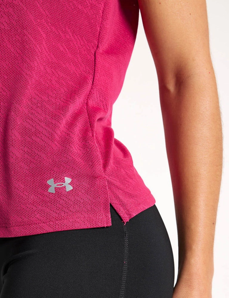 AirflowVents Launch Camo Short Sleeve - Shaded Fuchsia/Reflective