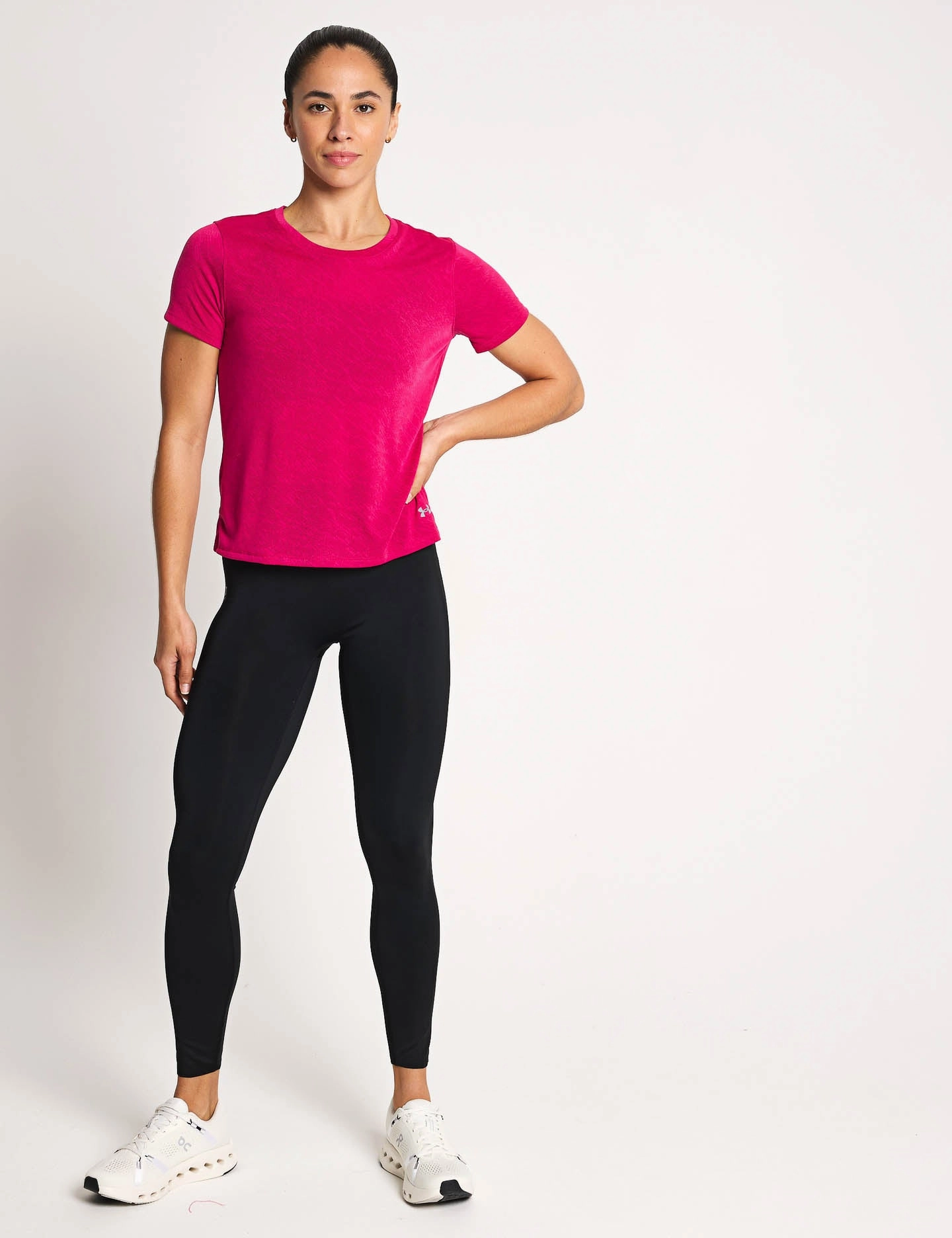 Launch Camo Short Sleeve - Shaded Fuchsia/Reflective Luxurious Feel