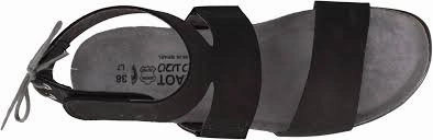 Naot Women's Larissa - Black Velvet Nubuck Comfortable Coat