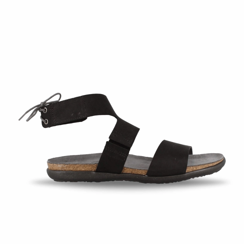 Naot Women's Larissa - Black Velvet Nubuck Glow Up