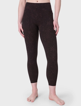 Ultimate Studio 7/8 Leggings - Brown Panther Print BalancedDrape