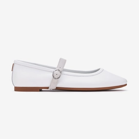 Stability Support running in banked tracks shoes Lea - White