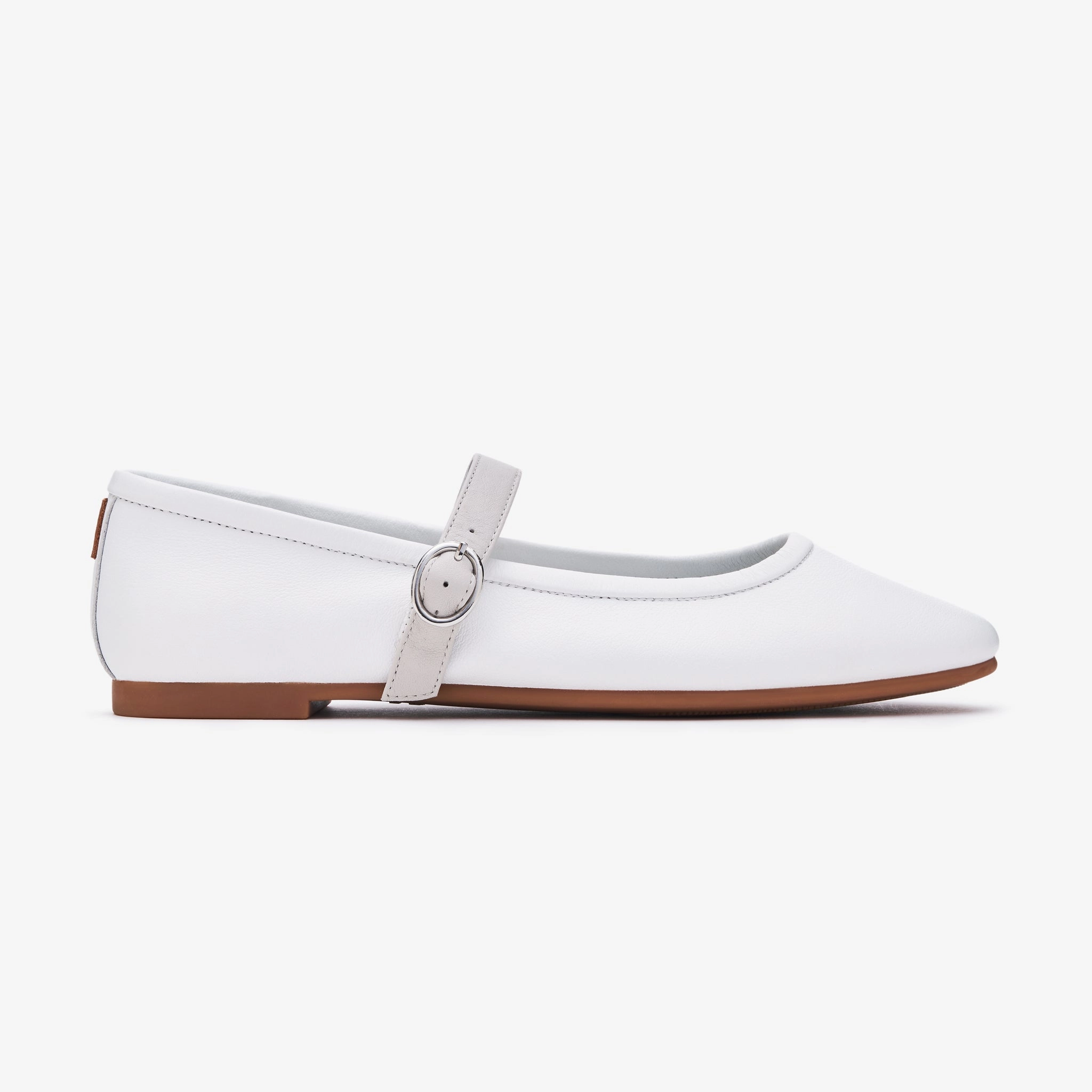 Anti Friction Lining Cushioned - tongue Lea - White