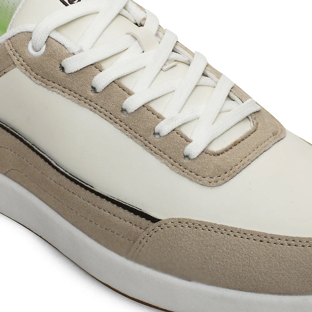 Road Leap7x Beige Casual Lacing Sneakers For Men CLASTO-2E By Liberty
