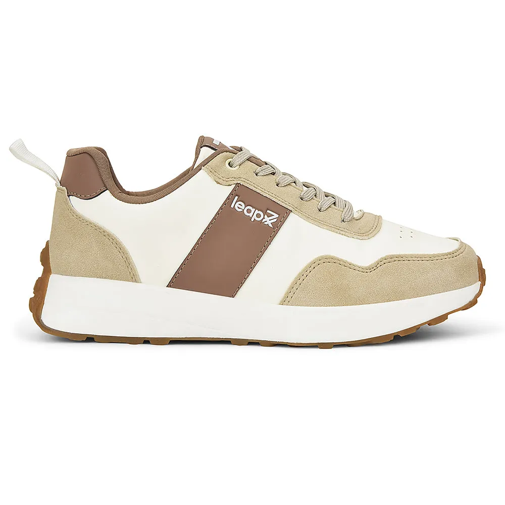 Leap7x Beige Casual Sneakers For Men FRONX-2E By Liberty multi - colored shoes running shoes with rubber sole