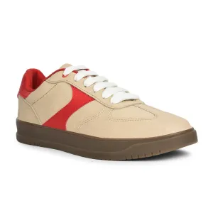 EvaMidsole Leap7x Casual Beige Lacing Sneakers For Men SPORTSTAR7 By Liberty