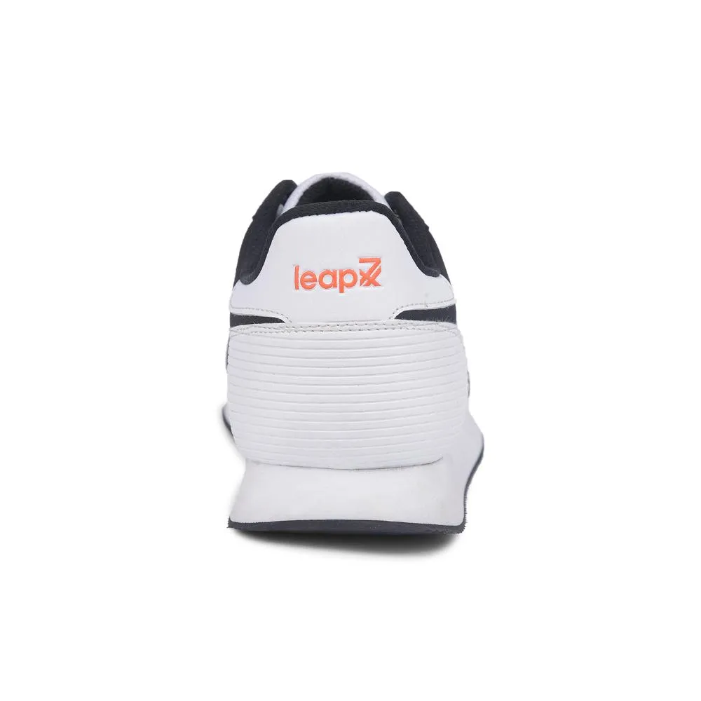 Leap7x Casual Black Lacing Sneakers For Men BACKAM-1E By Liberty FoamMidsole Wide Toe Box Design