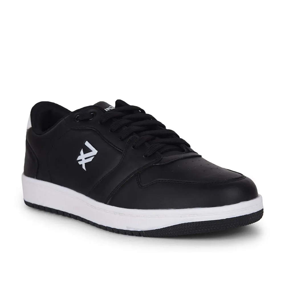 running in a prairie area shoes Leap7x Casual Black Lacing Sneakers JAXEN-3E By Liberty