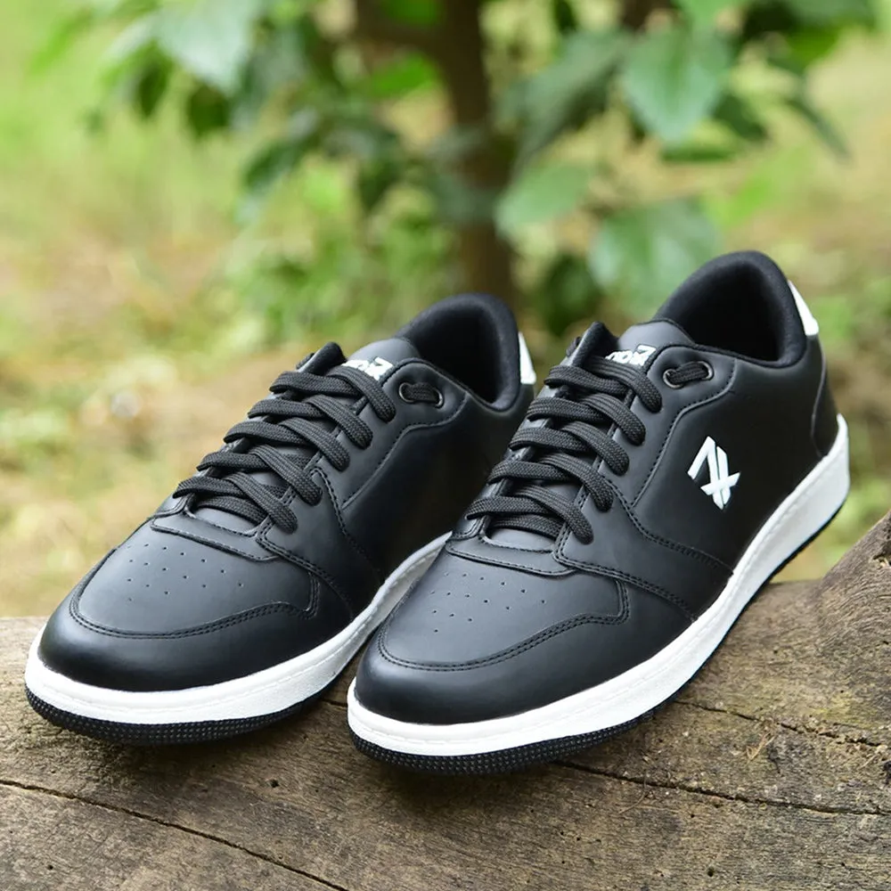 adult shoe aesthetics Leap7x Casual Black Lacing Sneakers JAXEN-3E By Liberty