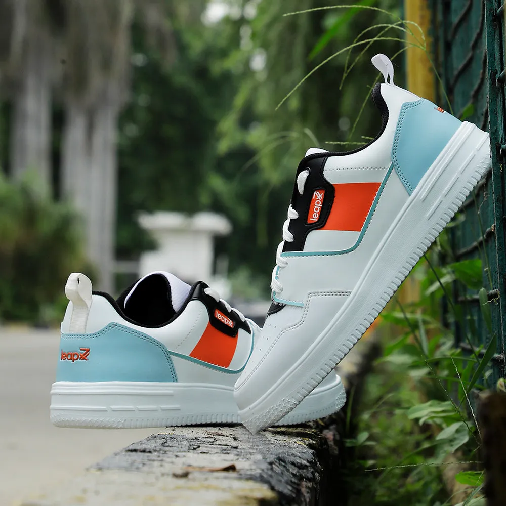 Midfoot Stabilizer Leap7x Casual Orange Sneakers For Mens SNOOKIS-2 By Liberty