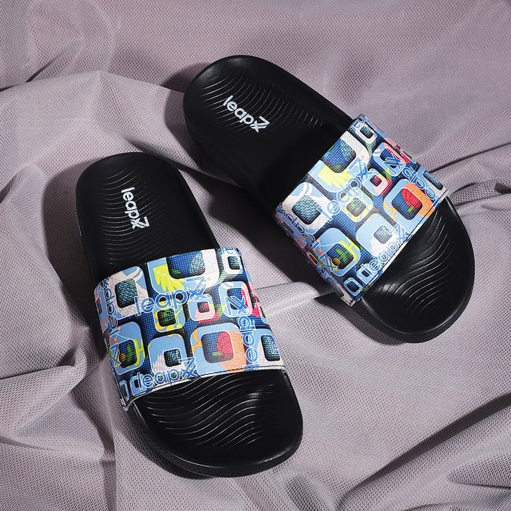 Leap7x Casual Sky Blue Slides For Women NITWALK-1L By Liberty premium - quality running shoes