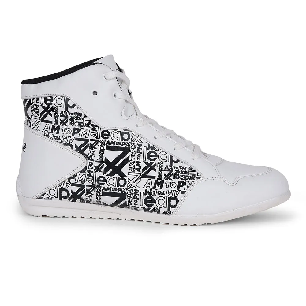 Leap7x Casual White Lacing Sneakers DUCANI-3E By Liberty Gorgeous appearance Advanced Foam Technology