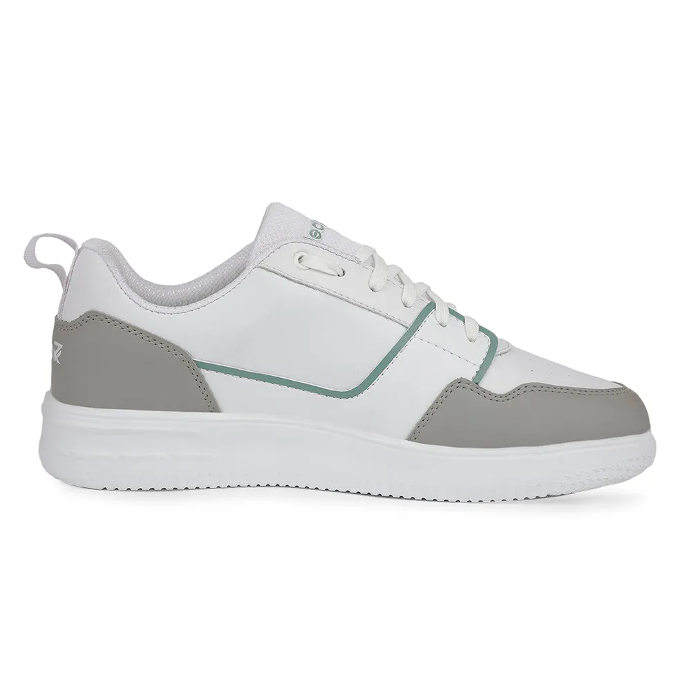 Leap7x Casual White Sneakers For Mens SNOOKIS-2E By Liberty trainers' selection Auxetic Structure