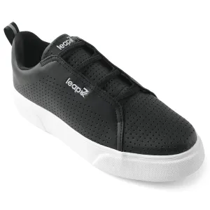 Leap7x Lacing Black Casual Sneakers For Men CROATIA-2E By Liberty left - foot shoe All terrain