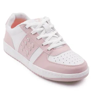 Light - weight laces Leap7x Lacing Peach Casual Sneakers For Women NEXTY-2E By Liberty