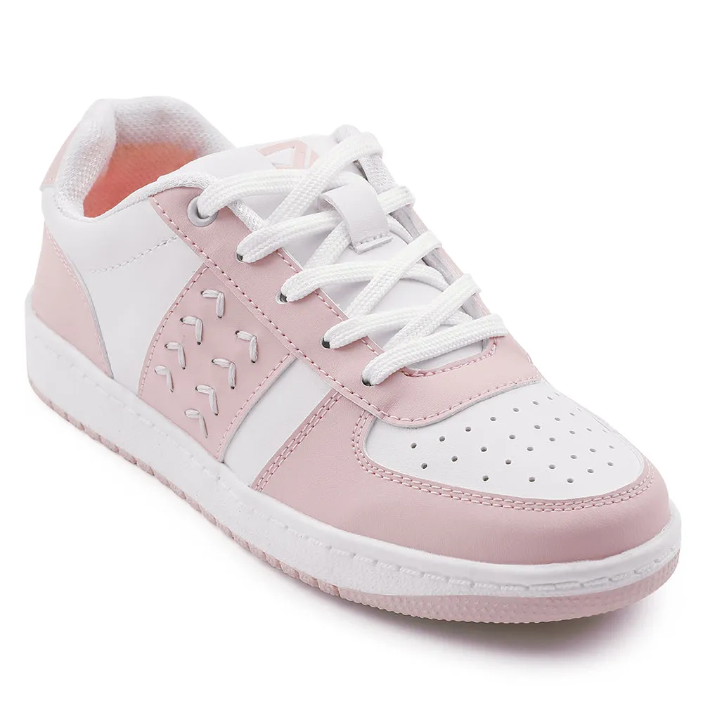 Light - weight laces Leap7x Lacing Peach Casual Sneakers For Women NEXTY-2E By Liberty