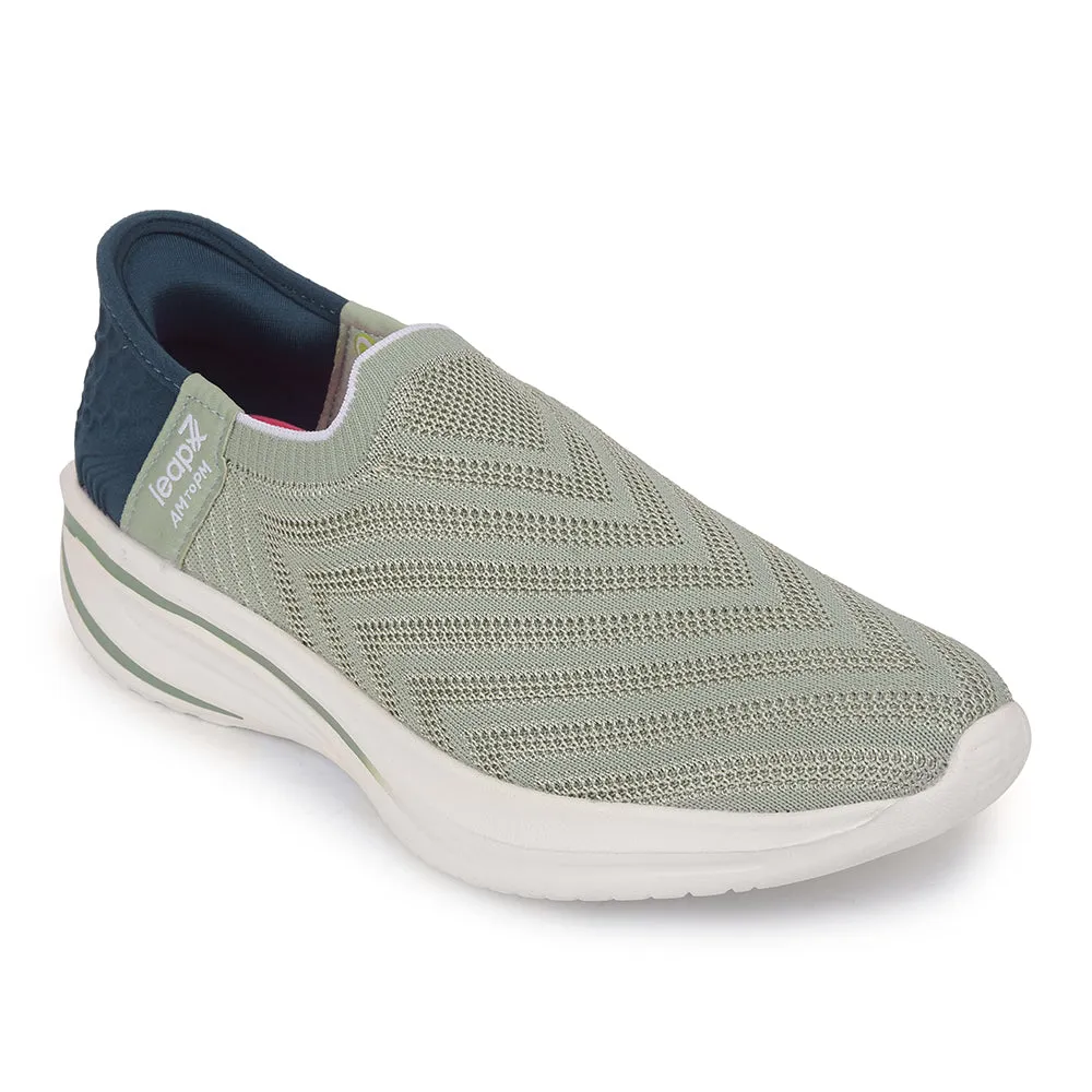 Leap7x Sports Sea Green Walking Shoes For Women EAZY-W6 By Liberty off - road running shoe capability