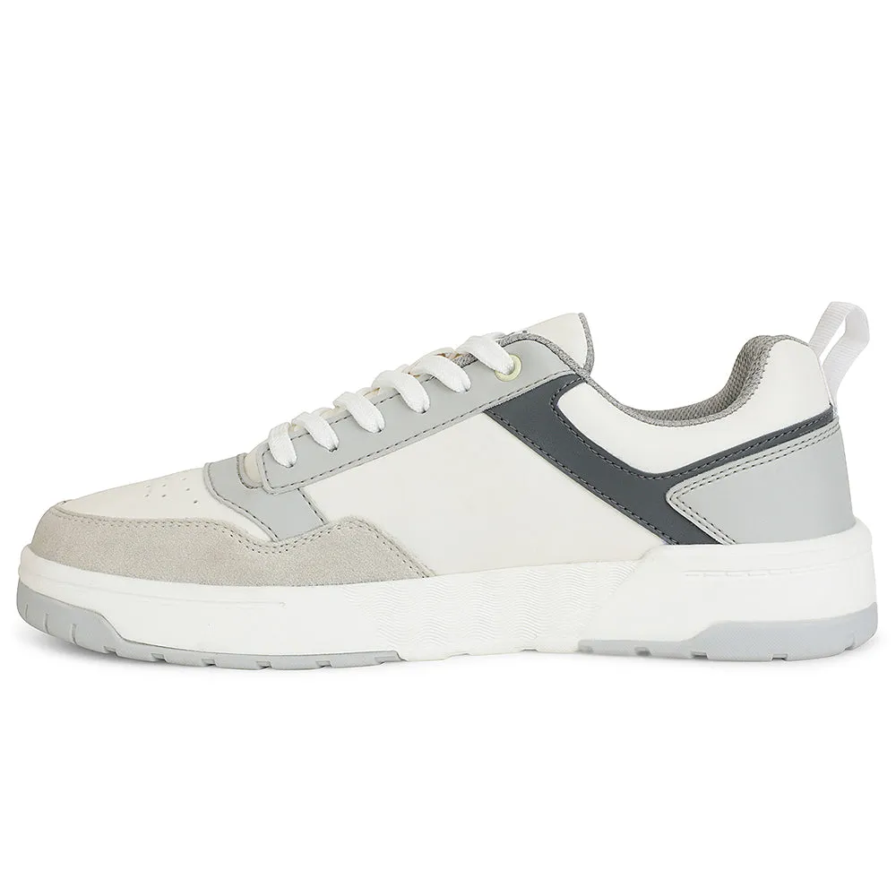 bright - colors shoes stylish sports shoes Leap7x White Casual Lacing Sneakers For Men AMAZER-10E By Liberty