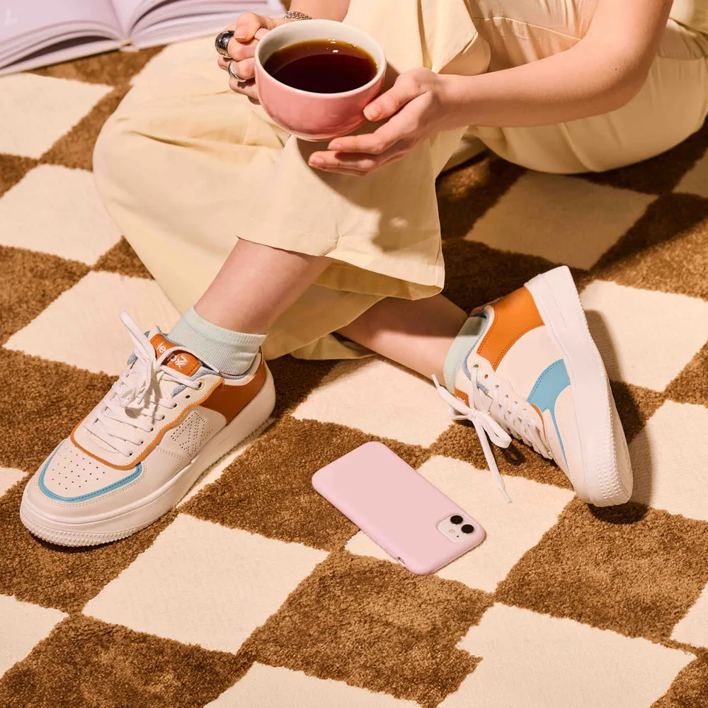 forefoot - support - feature shoes impact - resistant midsole shoes Leap7x White Casual Lacing Sneakers For Women SNOOKIS-L1 By Liberty