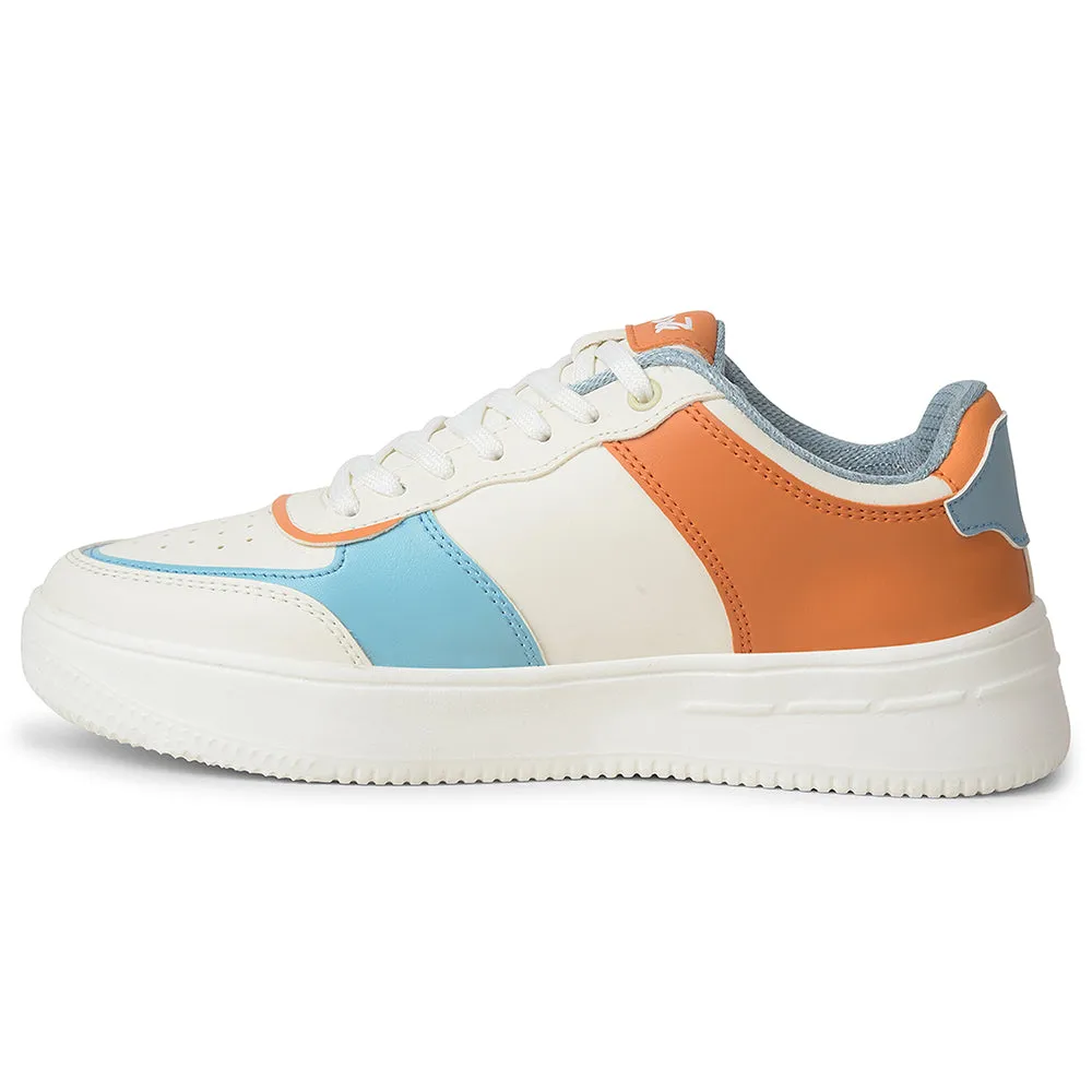 Ortholite Sockliner Leap7x White Casual Lacing Sneakers For Women SNOOKIS-L1 By Liberty