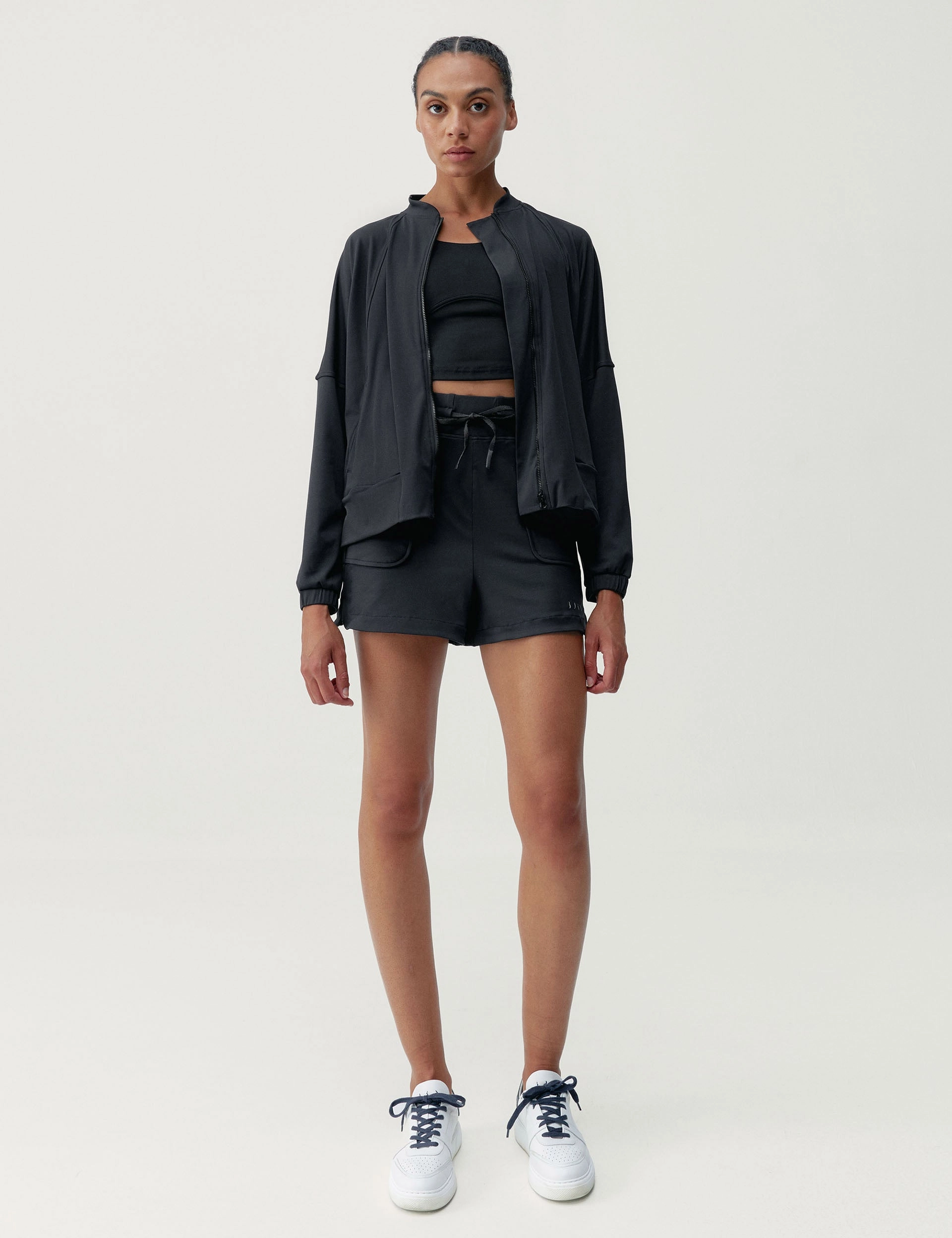 Anti Static Material Weekend Style Leila Short - Black