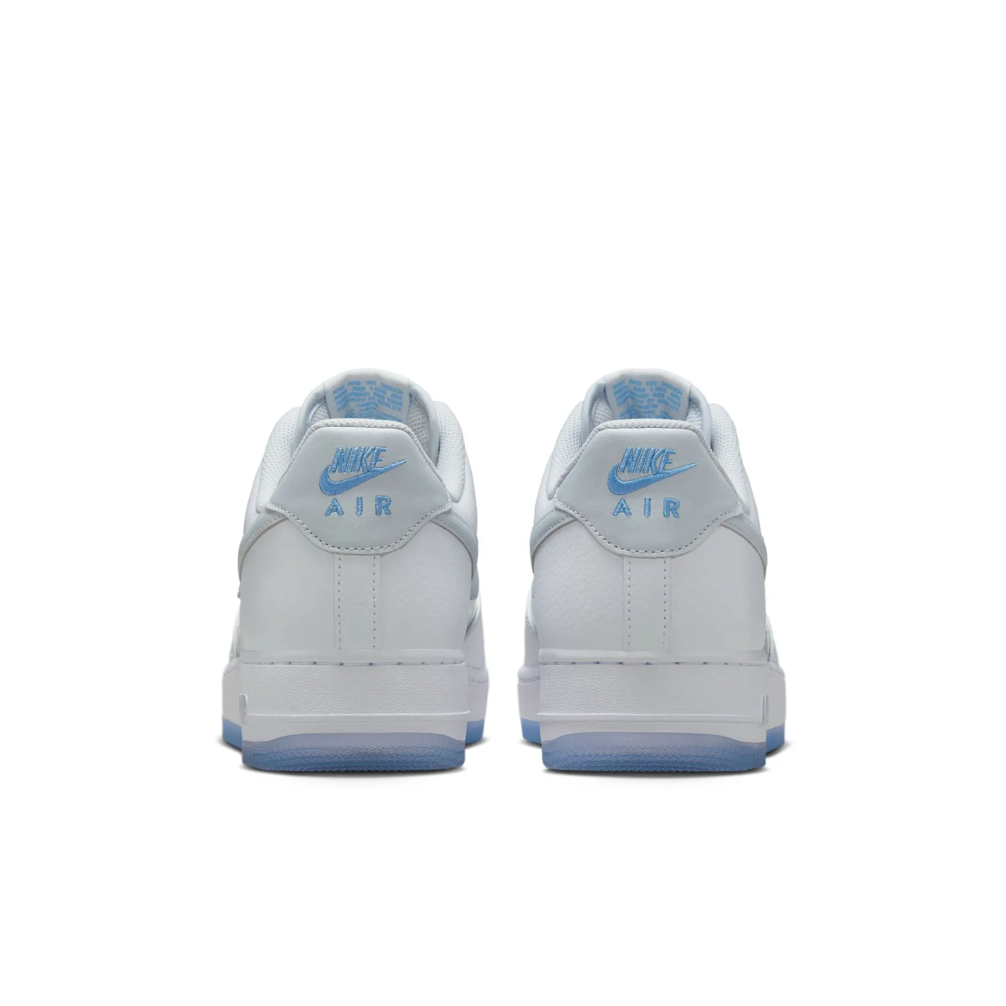 Shear Reduction Technology Curved Heel Design Nike Air Force 1 Retro QS 'Invisible Woman 2.0'