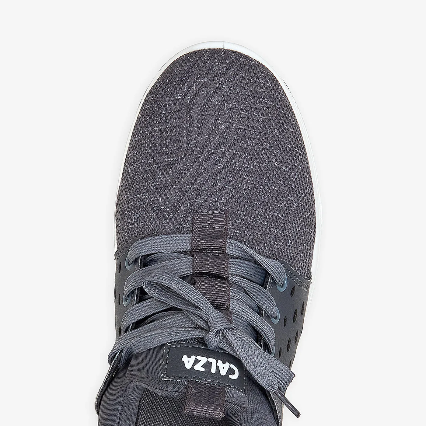 Men's Perforated Style Sneakers grooved - sole shoes CushionedInsole