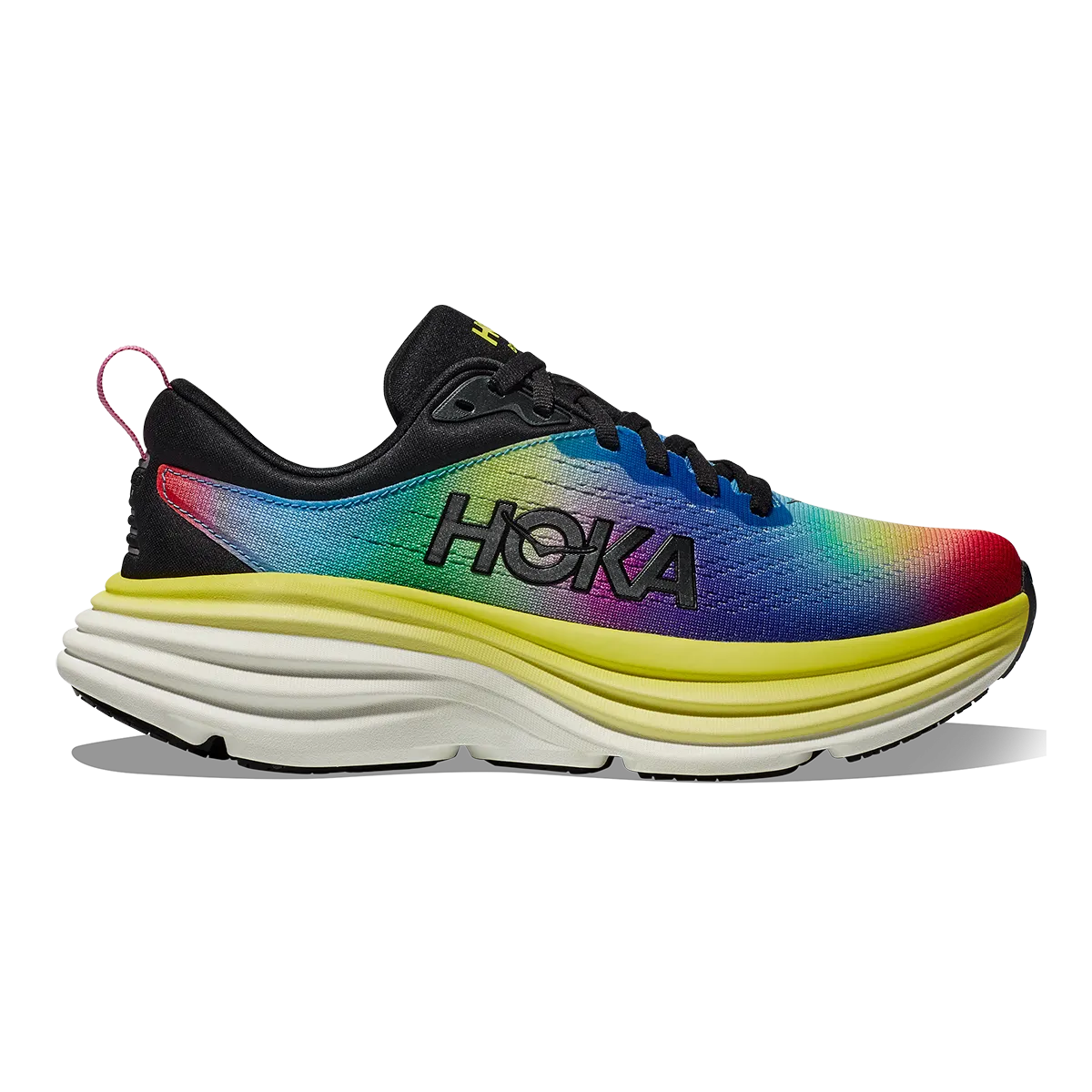 running with a narrow toe box affordable - price - value shoes Hoka Bondi 8 - Black - Multi