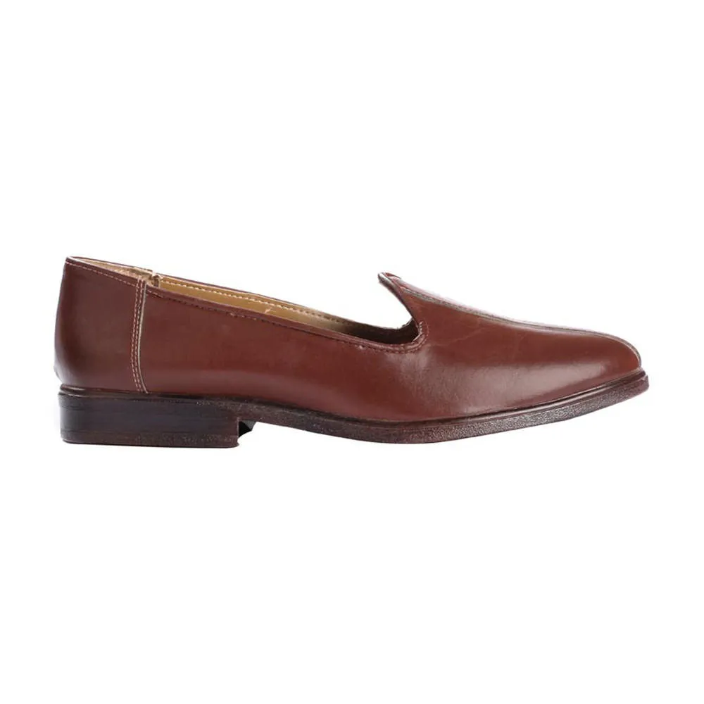 Fortune (Brown) Casual Mojari Jutti For Men NAGRA By Liberty Form Control toe spacers