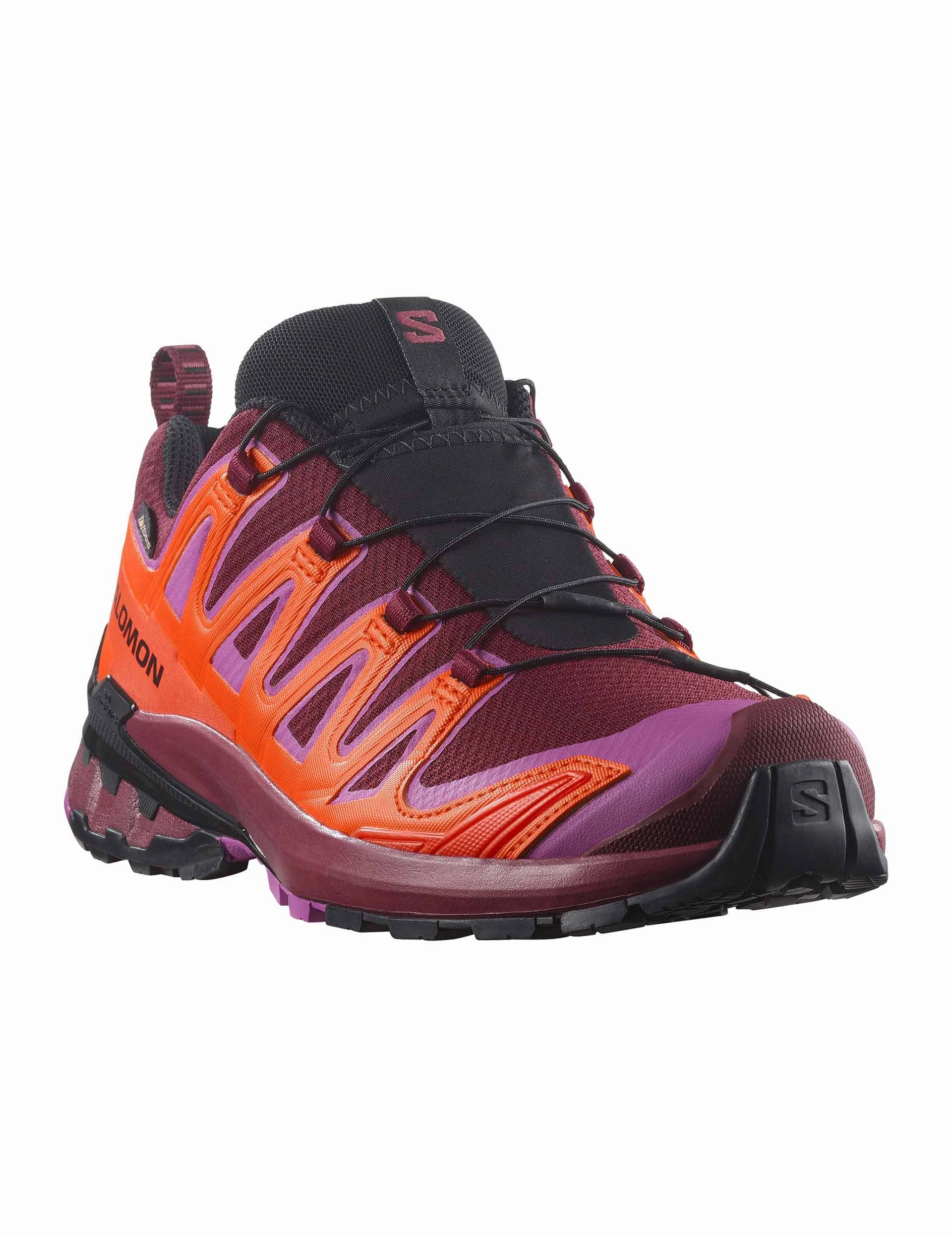 XA Pro 3D V9 Gore-Tex - Tawny Port/Red Orange/Willowherb PU - midsole