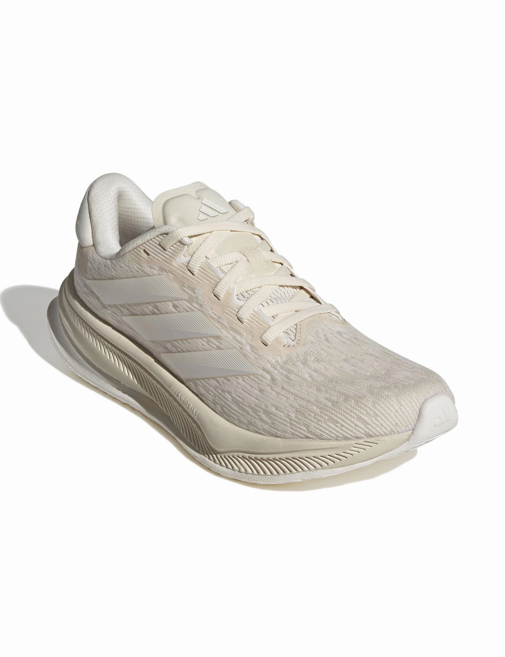 Supernova Comfortglide Running Shoes - Wonder White/Zero Metallic/Chalk White Air Injection Mold