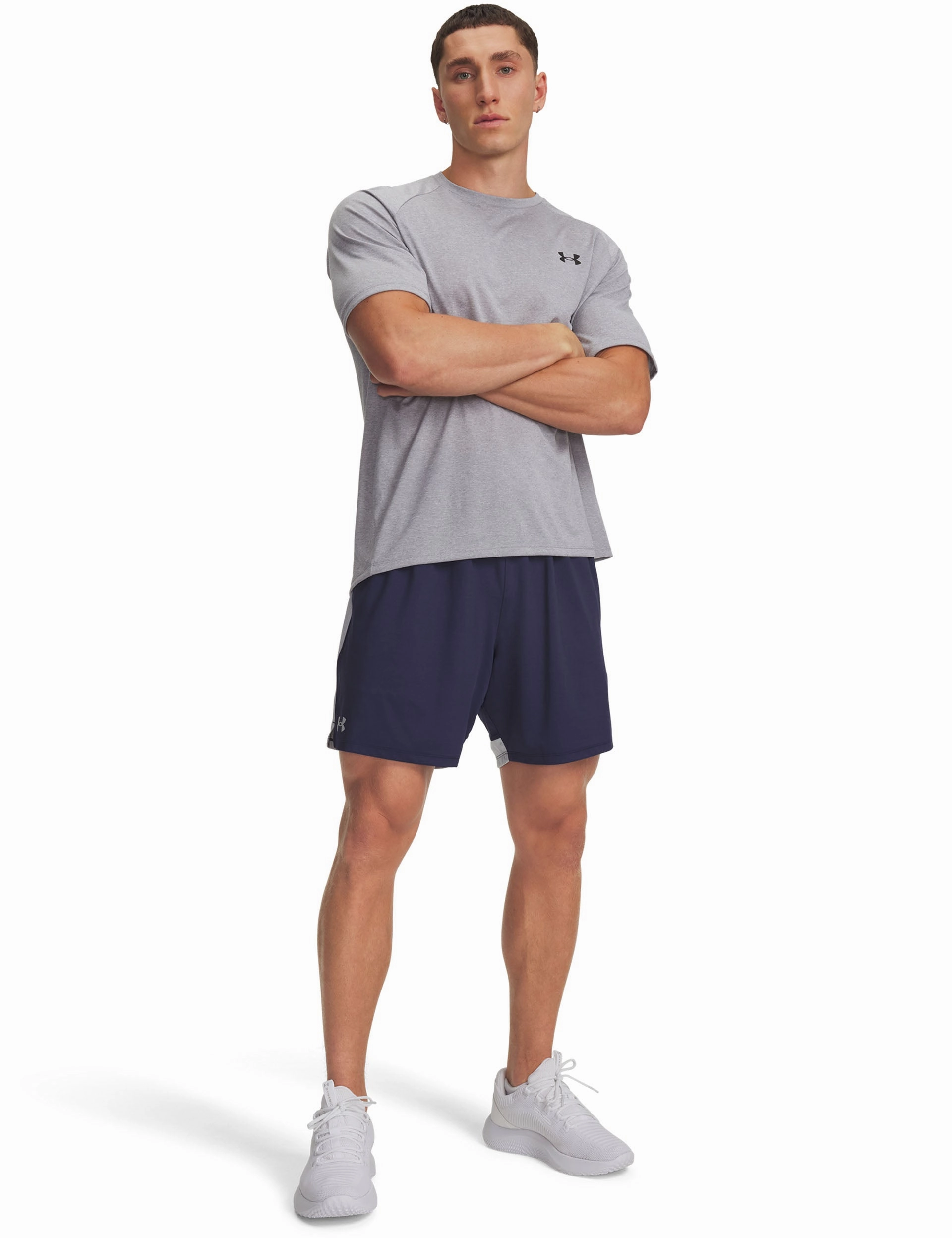 Tech Vent 2in1 Short - Midnight Navy/Mod Gray/Mod Gray Versatile Fit Clean Finish