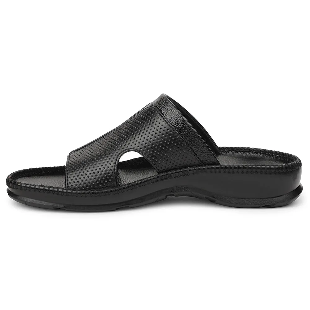 Healers Black Casual Slipper For Men CSS-24 By Liberty running in a yoga studio shoes HighTop