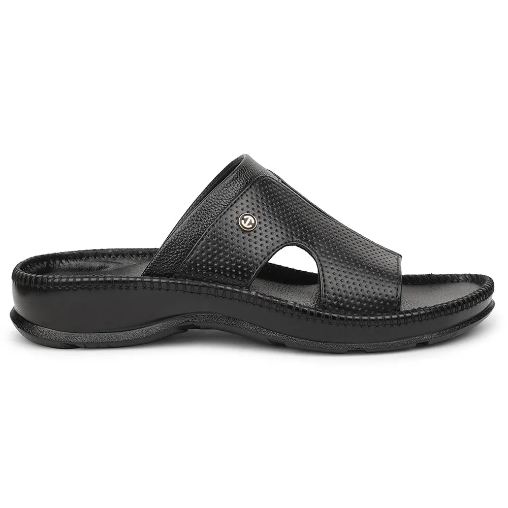 Rollbar System Healers Black Casual Slipper For Men CSS-24 By Liberty