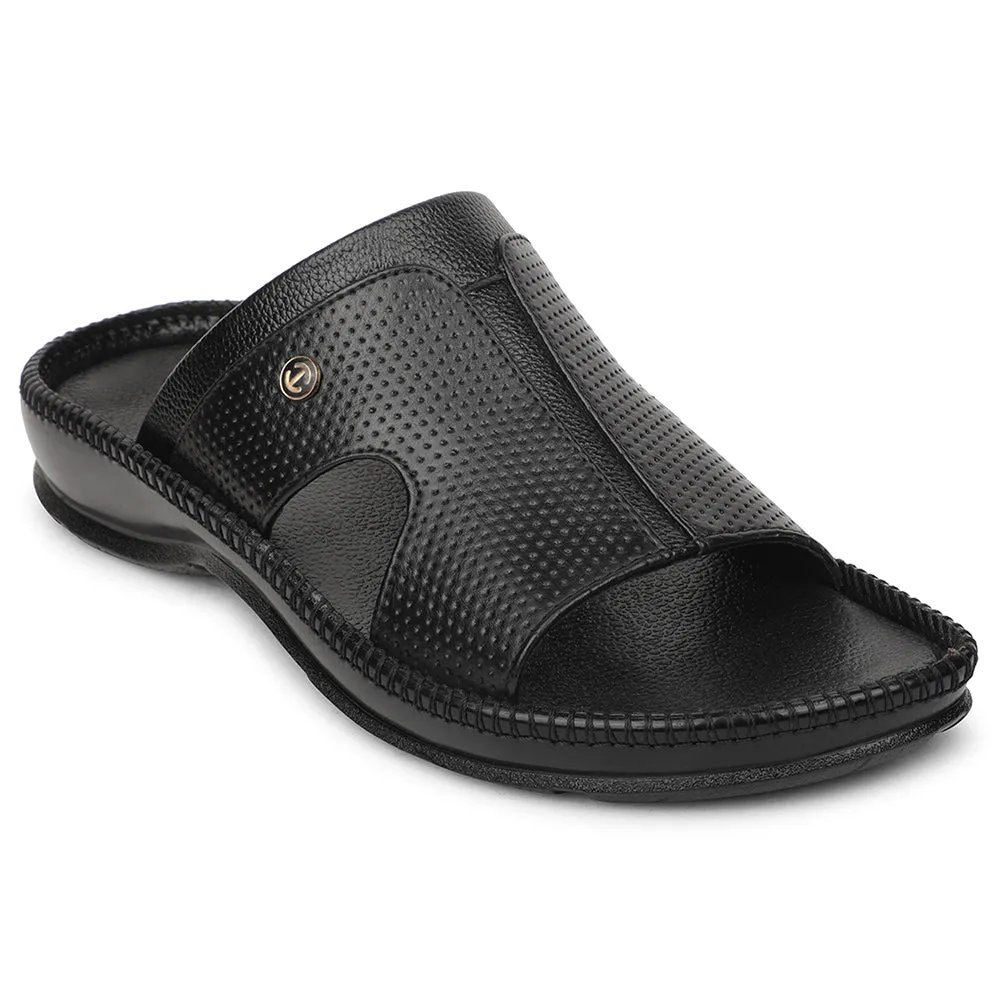 running in a state park shoes running in stadiums Healers Black Casual Slipper For Men CSS-24 By Liberty