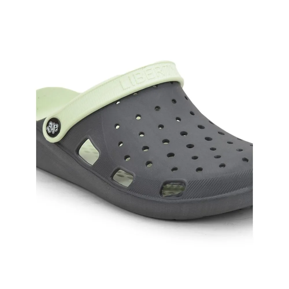 A-HA Dark Grey Slingback Clogs For Men LPMXT-800 By Liberty stretchy upper shoes running in the park