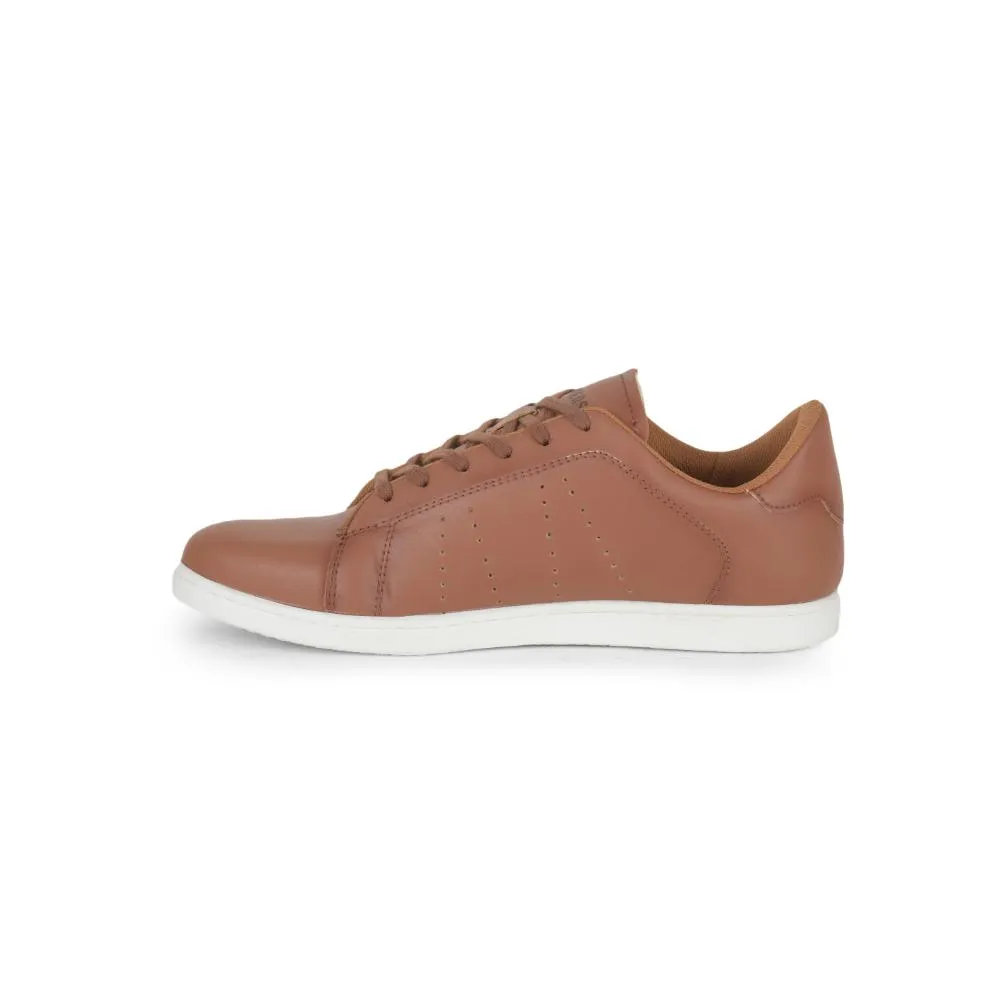Gliders Casual Tan Lacing Sneakers For Men ANDERSON By Liberty lifestyle - sneakers
