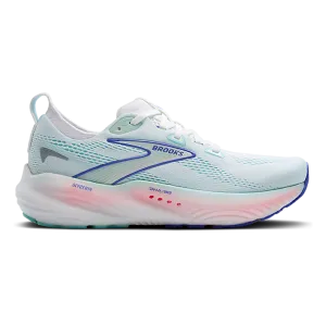 Zero Gravity Cushion running in high - altitude areas Brooks Glycerin 22 White - Limpet Shell - Amparo Blue