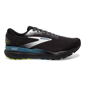 Brooks Ghost 16 - Black - Ebony - Blue moisture - wicking advantage