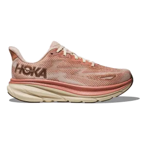 Hoka Clifton 9 - Sandstone - Cream air - filled - feature shoes